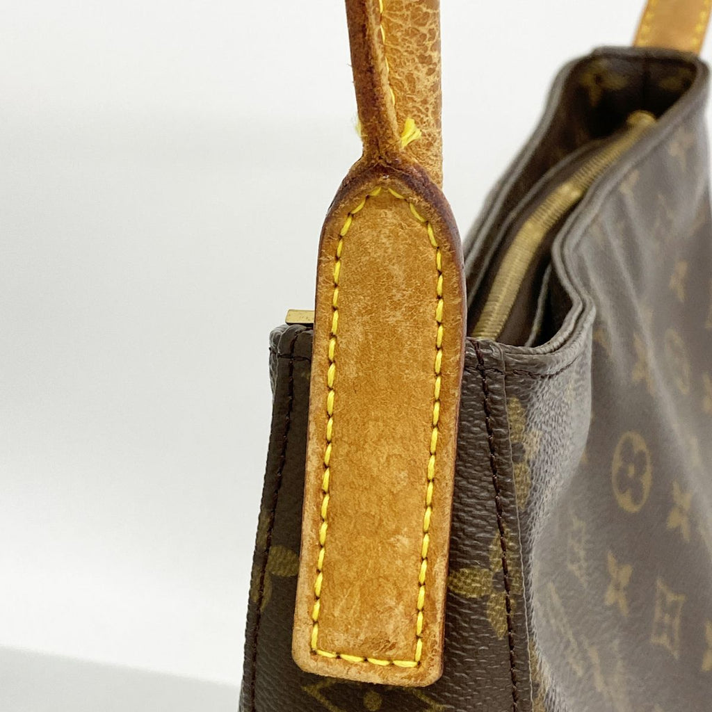 Louis Vuitton Shoulder Bag Monogram Looping GM Brown — view 8