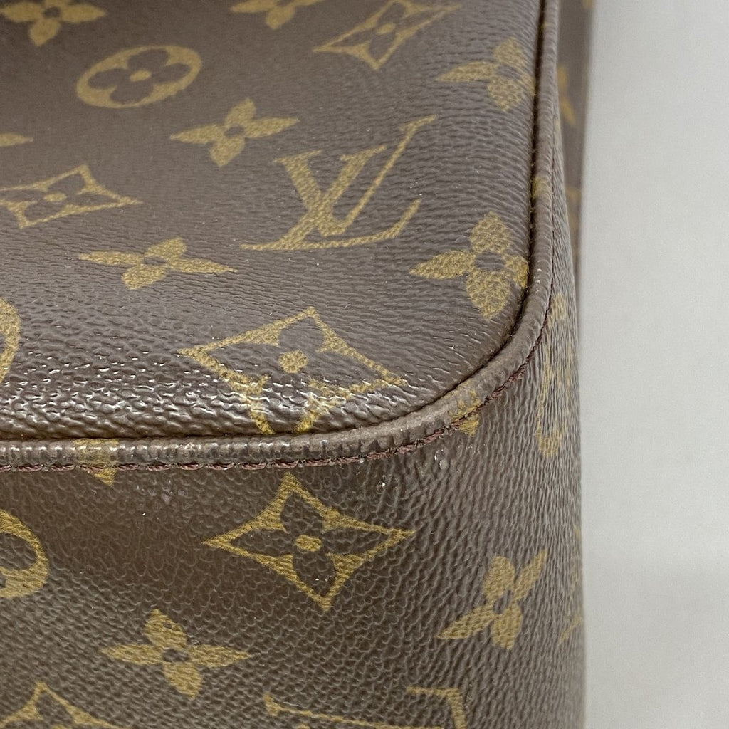 Louis Vuitton Shoulder Bag Monogram Looping GM Brown — view 7