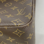 Louis Vuitton Shoulder Bag Monogram Looping GM Brown — view 7