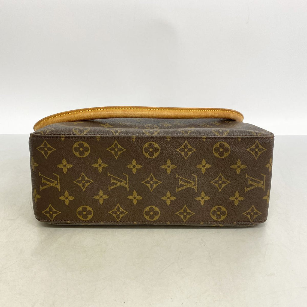 Louis Vuitton Shoulder Bag Monogram Looping GM Brown — view 3
