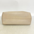 Fendi Handbag by the Way Leather Beige White Silver 2-Way Bag — view 3