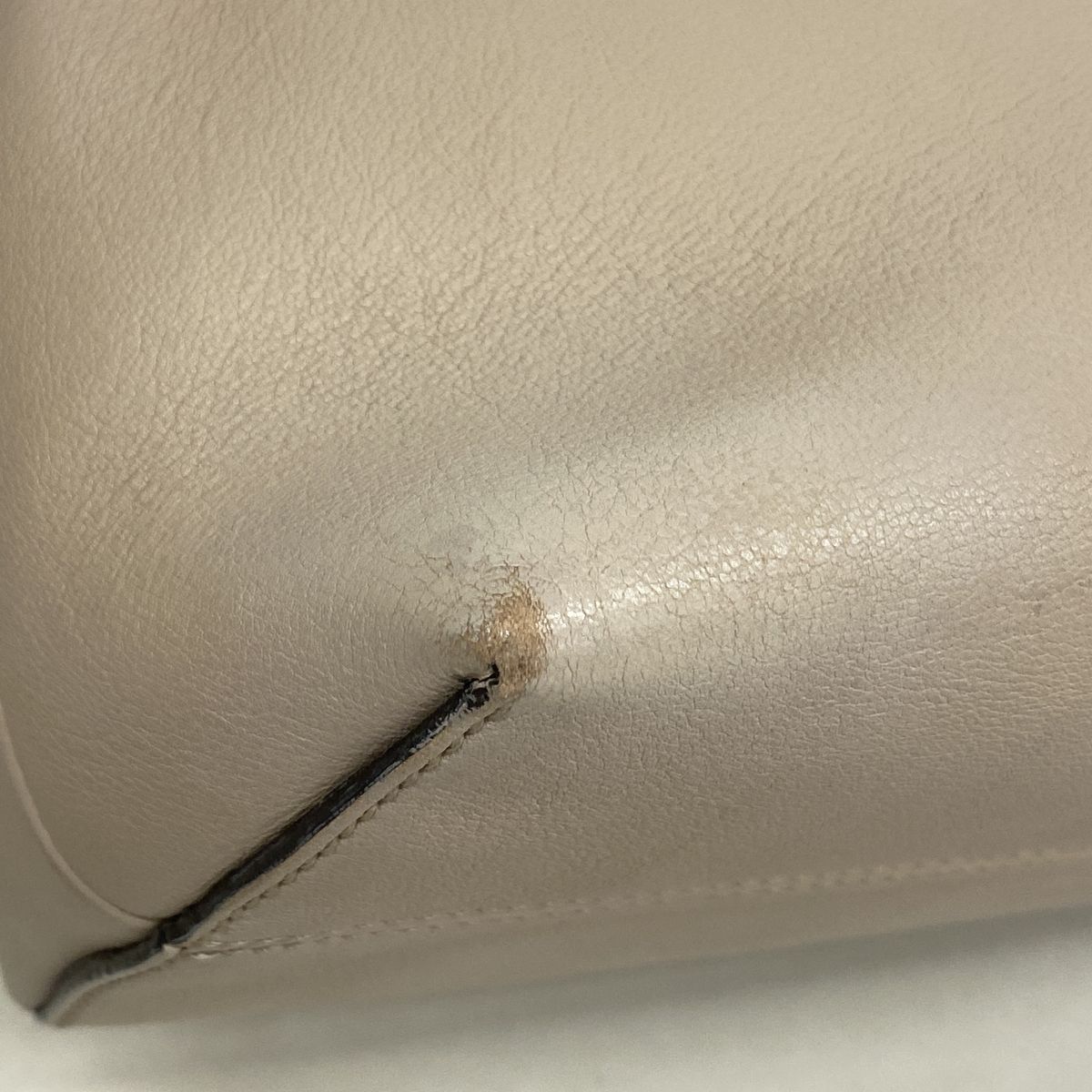 Fendi Handbag by the Way Leather Beige White Silver 2-Way Bag — view 6