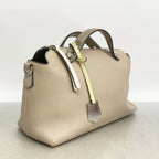 Fendi Handbag by the Way Leather Beige White Silver 2-Way Bag — view 2