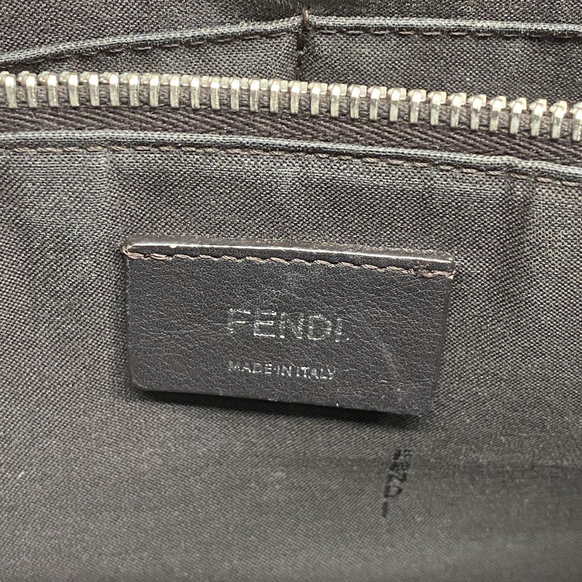 Fendi Handbag by the Way Leather Beige White Silver 2-Way Bag — view 5
