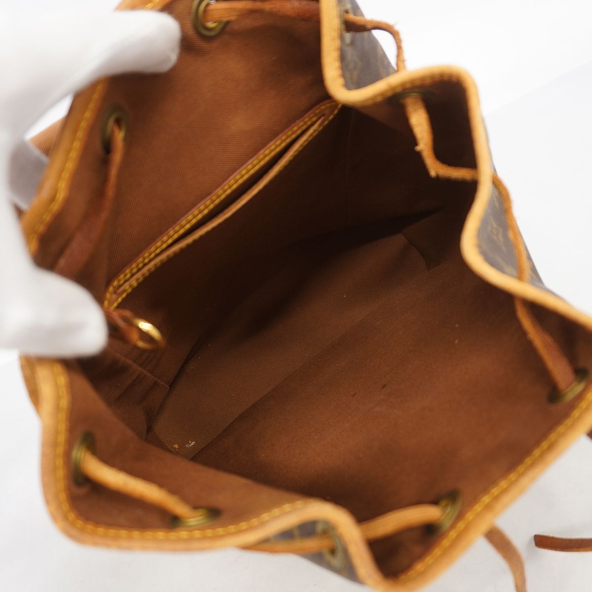 Louis Vuitton Backpack Monogram Montsouris MM Brown — view 4