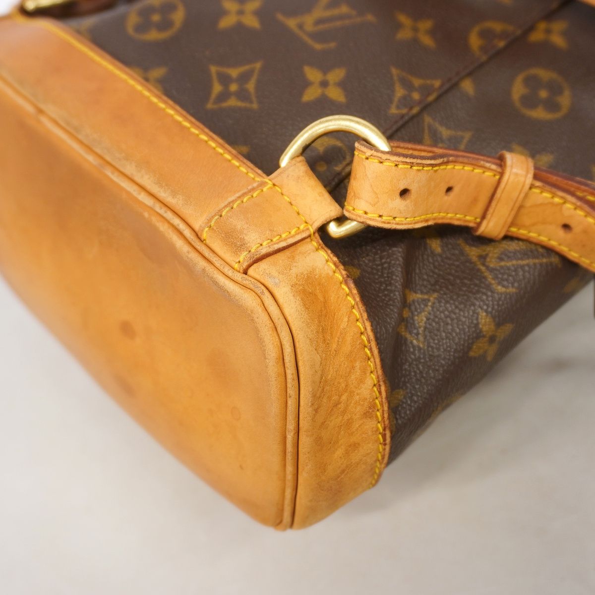 Louis Vuitton Backpack Monogram Montsouris MM Brown — view 6