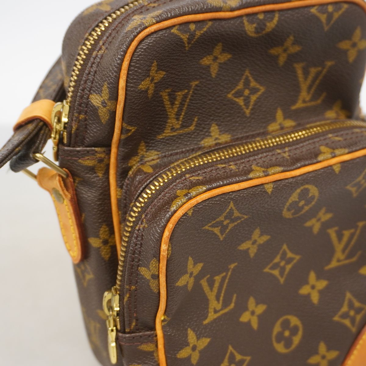 Louis Vuitton Shoulder Bag Monogram Amazon Brown — view 7