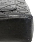 Chanel Shoulder Bag Quilted Lambskin Black Gold — view 6