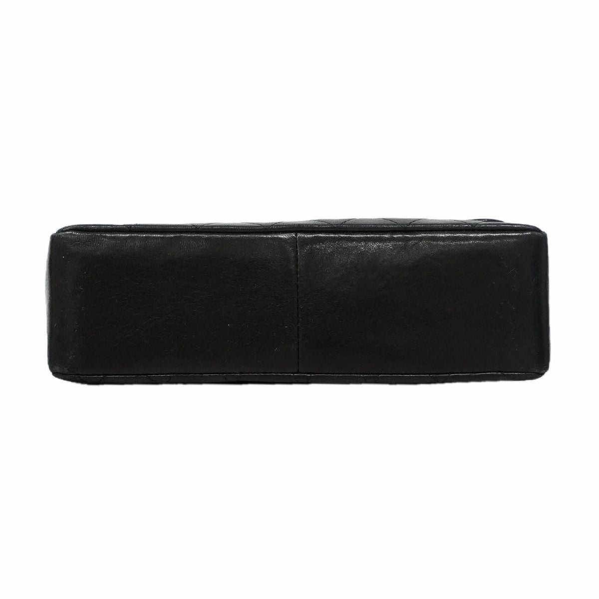 Chanel Shoulder Bag Quilted Lambskin Black Gold — view 3