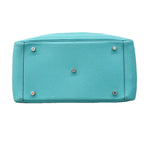 Hermes Handbag Lindy 30 Taurillon Clemence Blue Sun Seal Silver 2-Way Bag — view 3