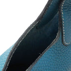 Hermes Handbag Picotin PM Taurillon Clemence Blue Jean Silver — view 8