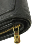 Louis Vuitton Portefeuille Clair Monogram Empreinte Noir Black Leather Mini — view 5
