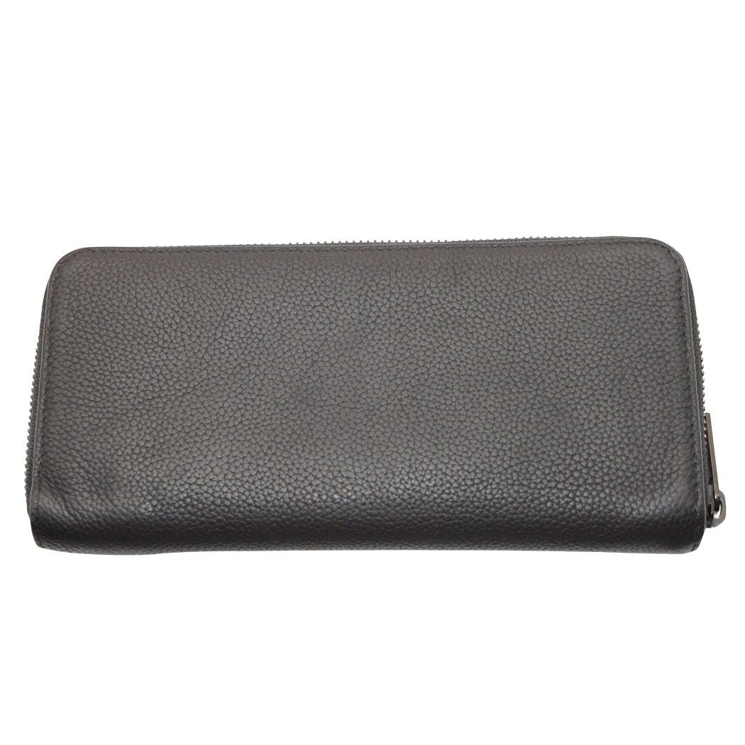 Louis Vuitton Wallet Leather Aerogram Zippy Horizontal Noir Black Zip Around — view 2