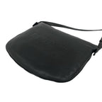 Loewe Heritage Logo Stamp Leather Shoulder Bag Crossbody Pochette Black — view 8