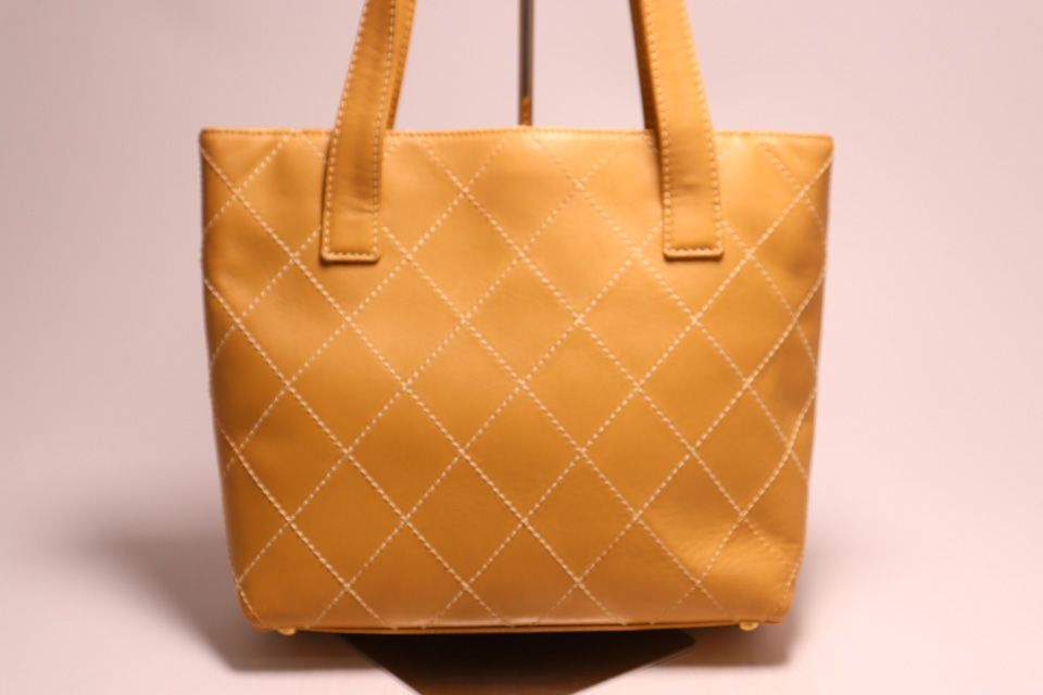 Chanel Wild Stitch Lambskin Tote Bag — view 2