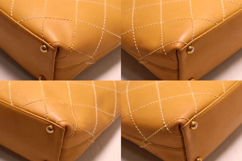 Chanel Wild Stitch Lambskin Tote Bag — view 5