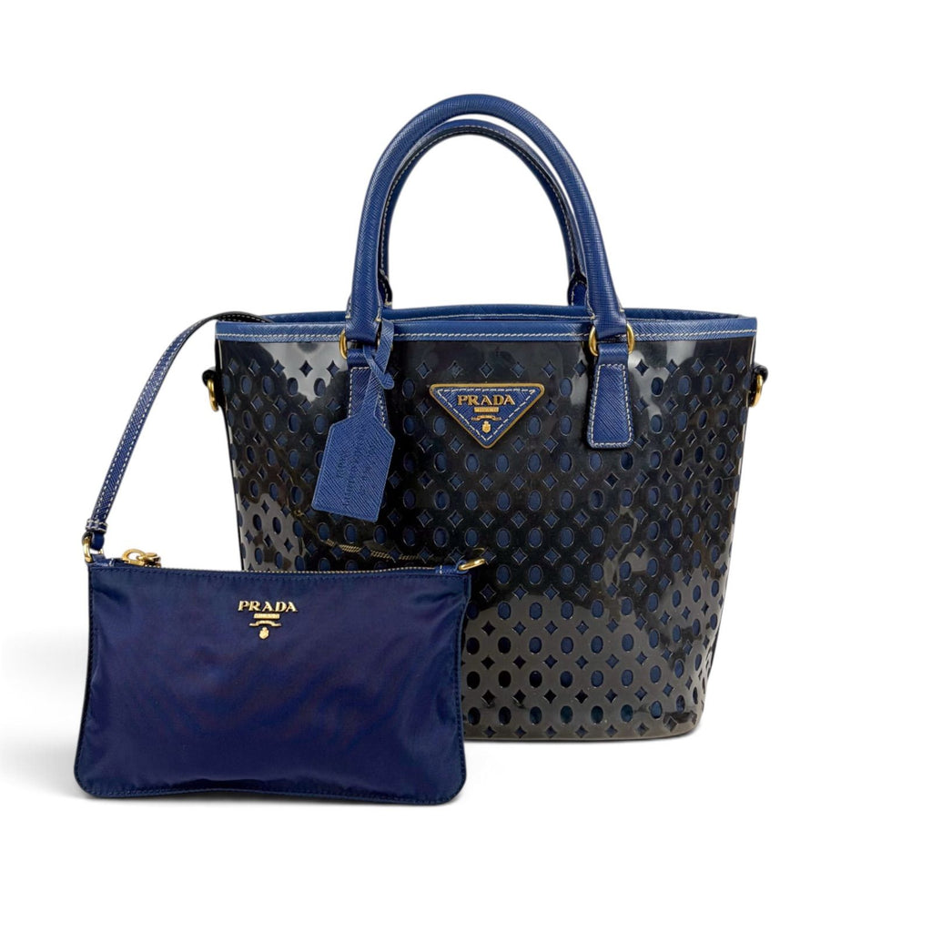 Prada Edition Hand Bag Limited Handbag Vinyl Saffiano Leather