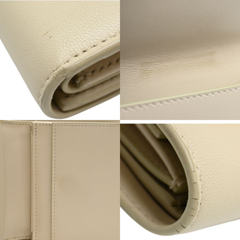 Celine Trifold Wallet Beige — view 8