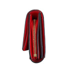 Louis Vuitton Fold Wallet Portefeuille Flor Compact Leather Brown Red Monogram — view 6