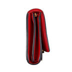 Louis Vuitton Fold Wallet Portefeuille Flor Compact Leather Brown Red Monogram — view 5