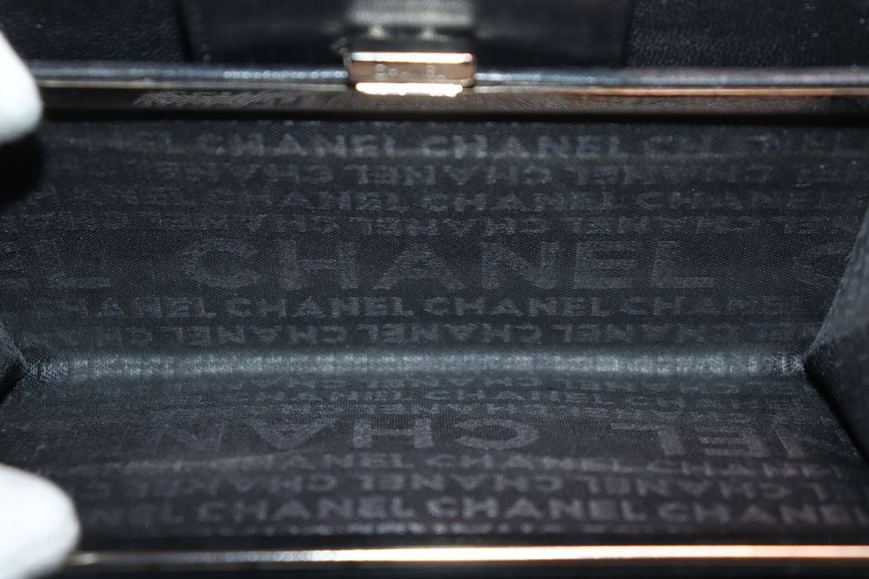 Chanel Icon Lambskin Kiss Lock Bifold Wallet — view 7