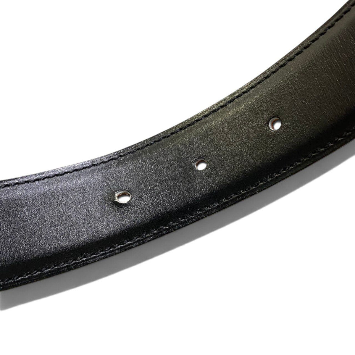Hermes I8 Constance Reversible 65 Gold Buckle Brown Leather Belt — view 5