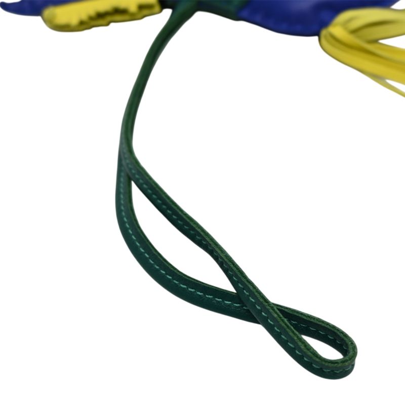 Hermes Charm Keychain Blue — view 3