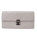 Louis Vuitton Wallet Monogram Empreinte Portefeuille Sarah Metis Blue Gray