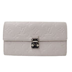 Louis Vuitton Wallet Monogram Empreinte Portefeuille Sarah Metis Blue Gray