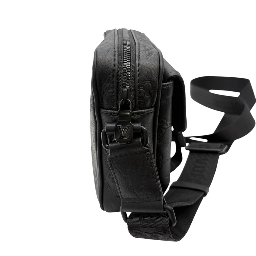 Louis Vuitton Bag Get Away Messenger Shoulder Monogram Shadow Leather Black — view 4