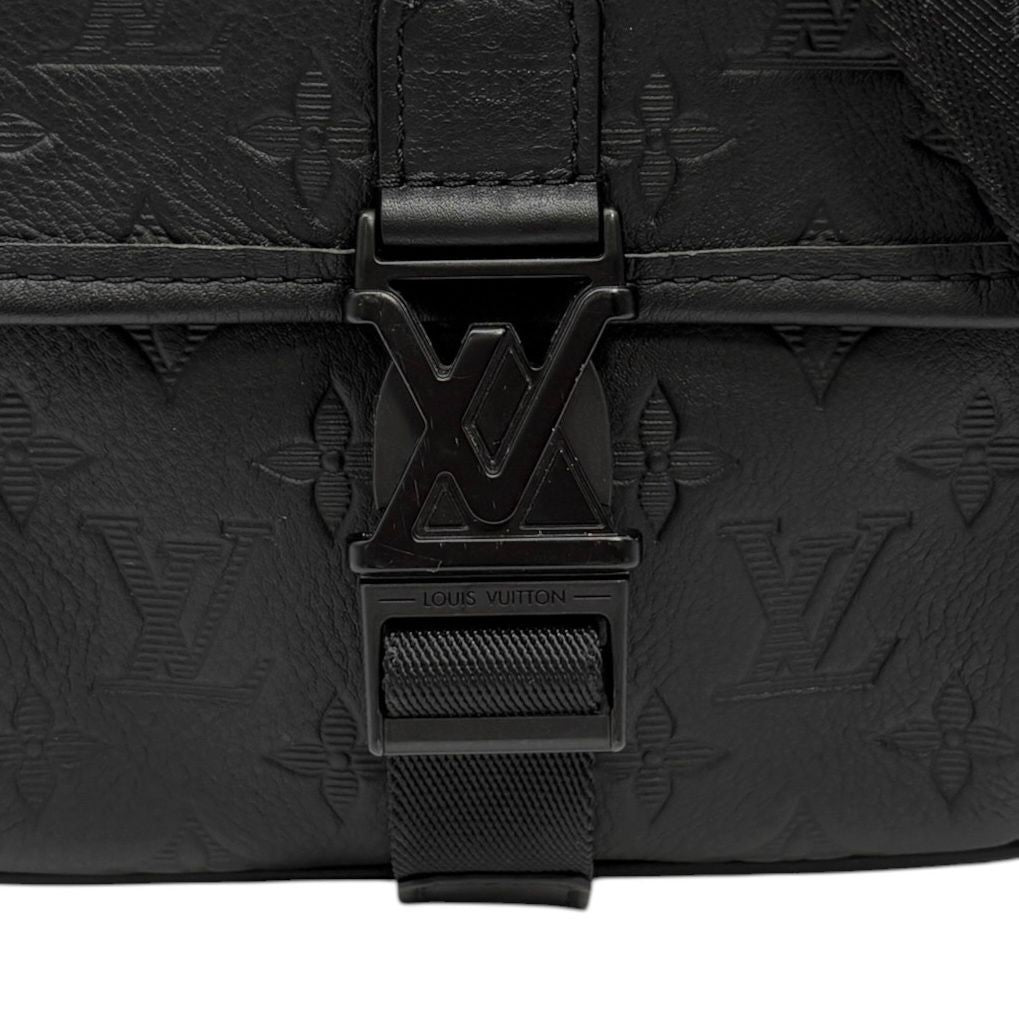 Louis Vuitton Bag Get Away Messenger Shoulder Monogram Shadow Leather Black — view 2