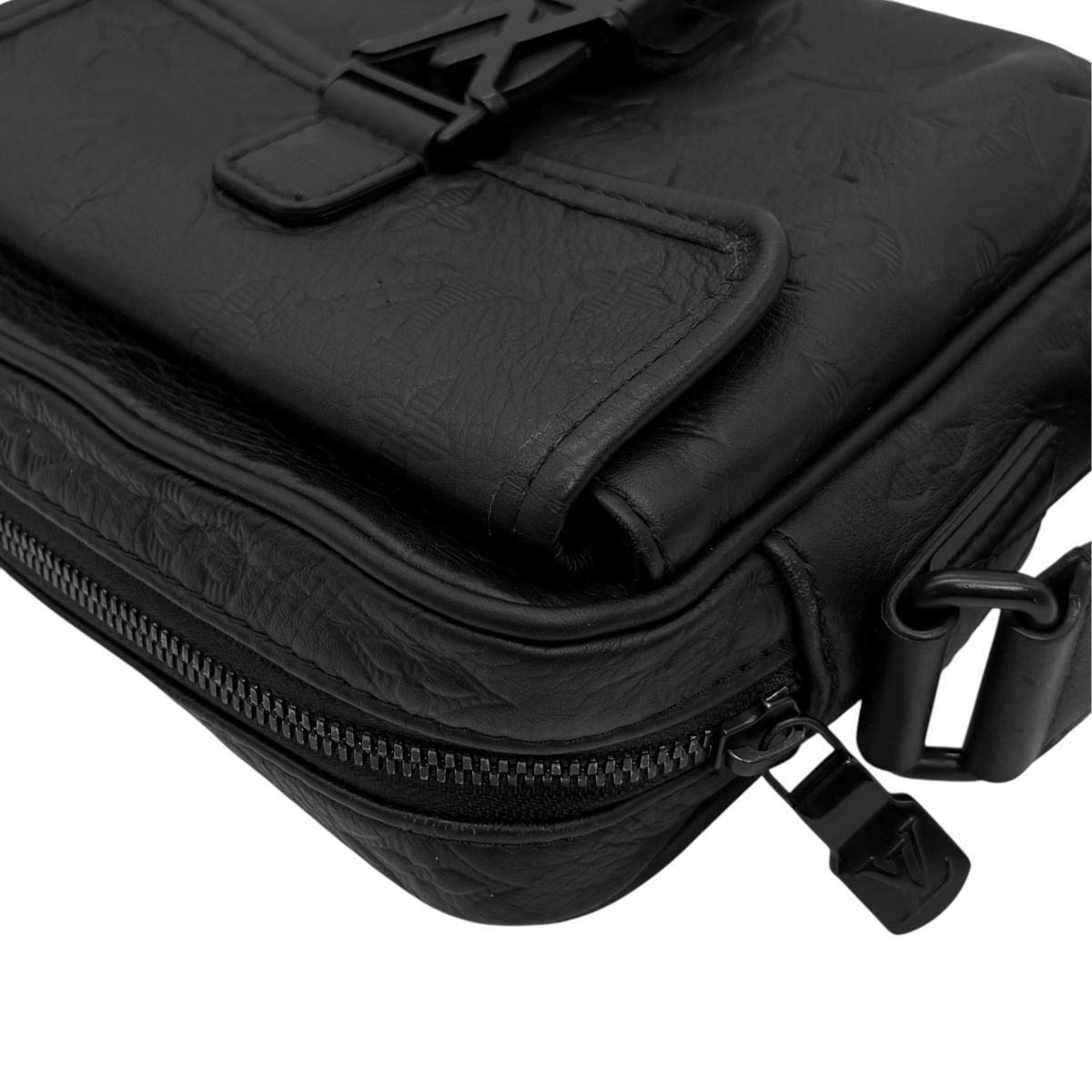 Louis Vuitton Bag Get Away Messenger Shoulder Monogram Shadow Leather Black — view 7