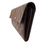 Louis Vuitton Wallet Damier Canvas Portefeuille Sarah Brown Flap Style — view 4