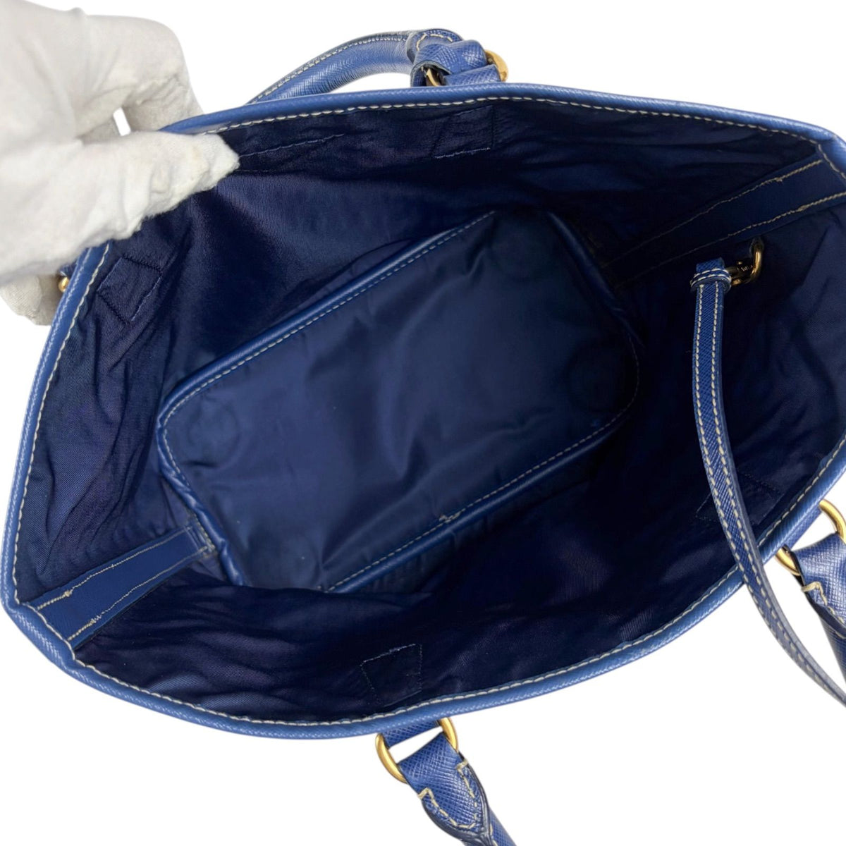 Prada Edition Hand Bag Limited Handbag Vinyl Saffiano Leather — view 8