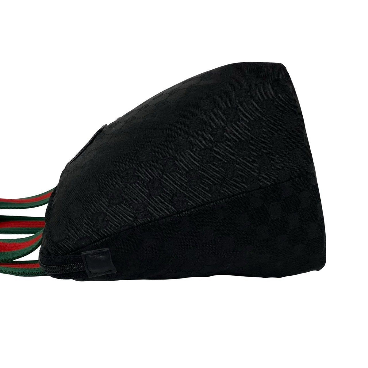Gucci Sherry Line GG Pattern Logo Nylon Leather Tote Shoulder Bag Black — view 5