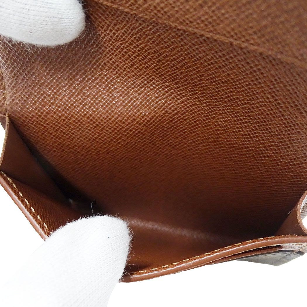 Louis Vuitton Card Case Monogram Canvas Envelope Business Holder Brown Work — view 6