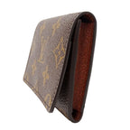 Louis Vuitton Card Case Monogram Canvas Envelope Business Holder Brown Work — view 4