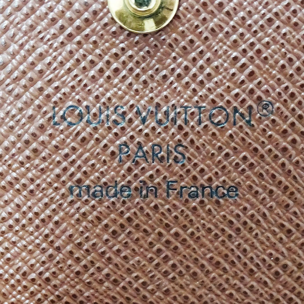 Louis Vuitton Card Case Monogram Canvas Envelope Business Holder Brown Work — view 7