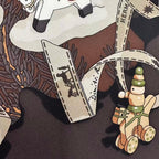 Hermes Scarf Silk Carre 90 Noel Au 24 Faubourg Christmas at No Brown — view 7