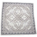 Hermes Carre 140 Mors a Jouets Bandana White Shawl Cashmere Silk Scarf