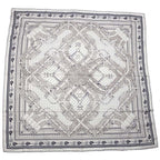 Hermes Carre 140 Mors a Jouets Bandana White Shawl Cashmere Silk Scarf