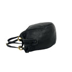 Loewe Vintage Anagram Logo Nappa Leather Shoulder Bag Black — view 5