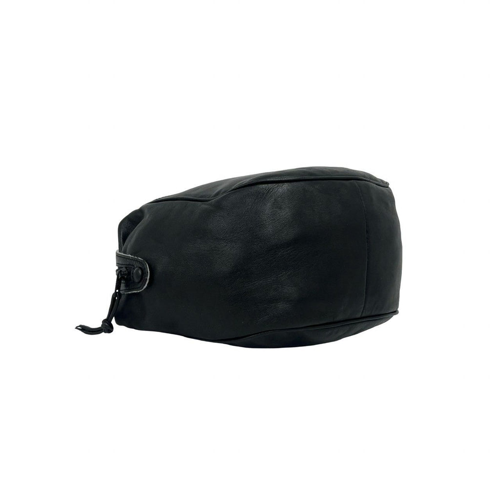 Loewe Vintage Anagram Logo Nappa Leather Shoulder Bag Black — view 7