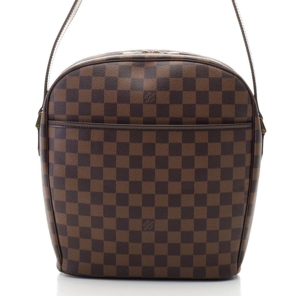 Louis Vuitton Ipanema GM Damier Shoulder Bag Canvas Brown
