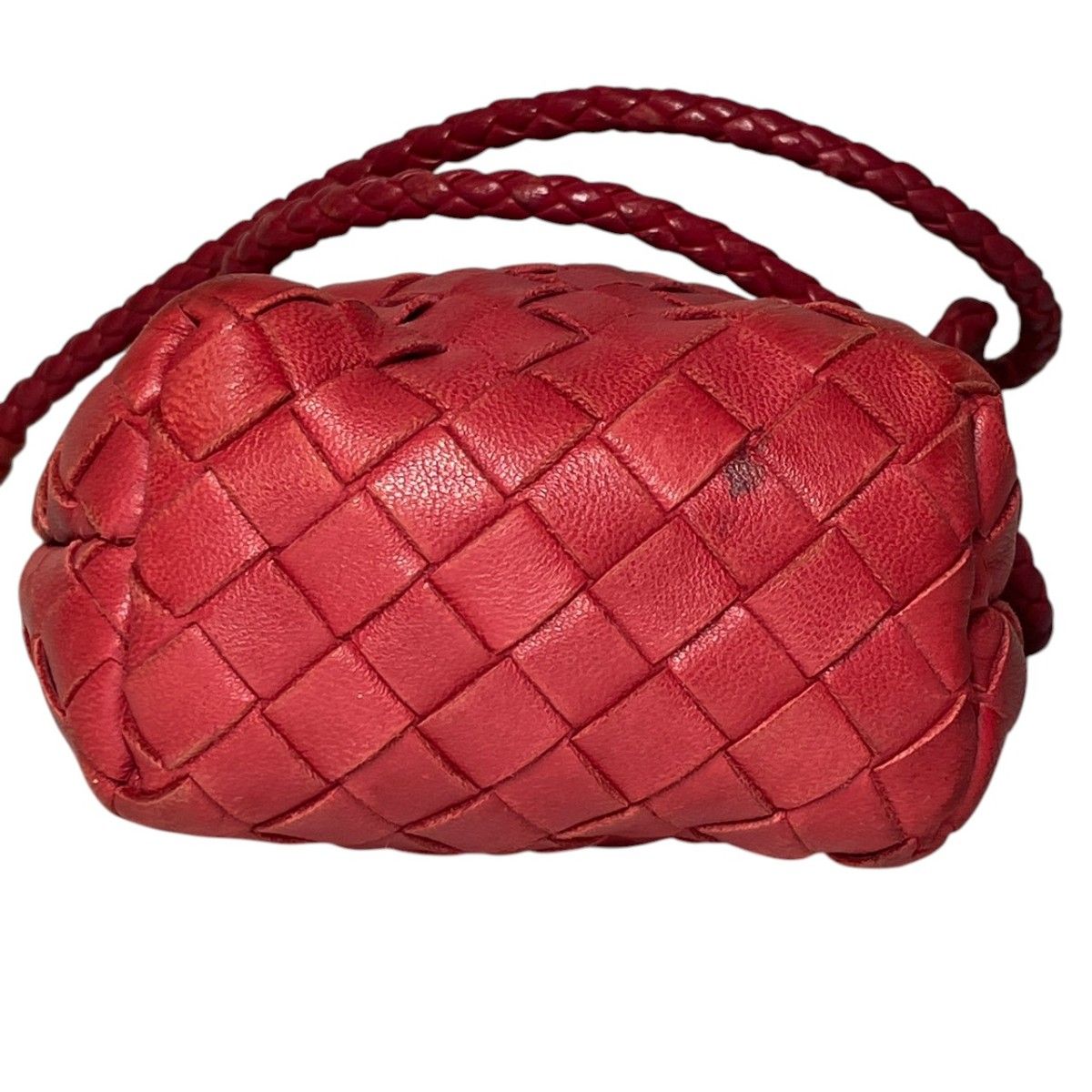 Bottega Veneta Intrecciato Pochette Leather Handbag — view 3