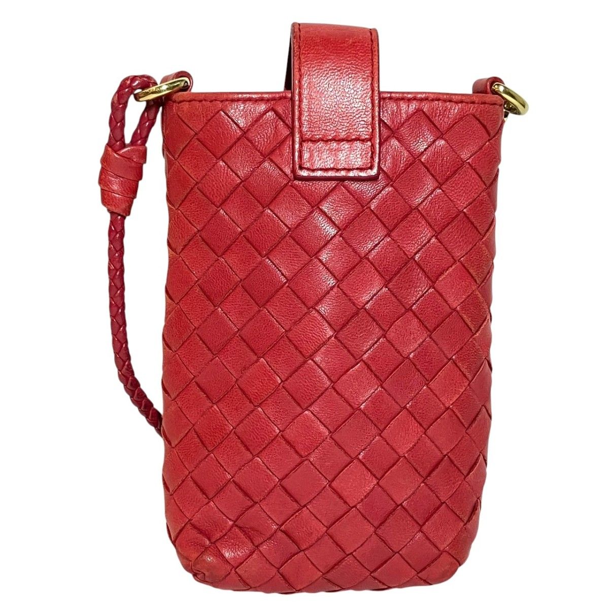Bottega Veneta Intrecciato Pochette Leather Handbag — view 2