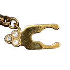 Gucci Double G Necklace 42 Rhinestone — view 2