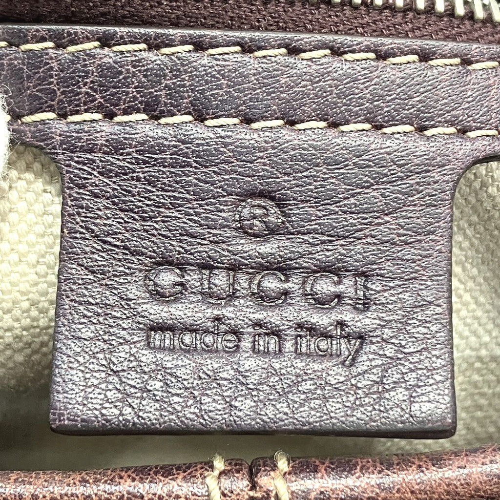Gucci G Shoulder Bag Leather — view 4
