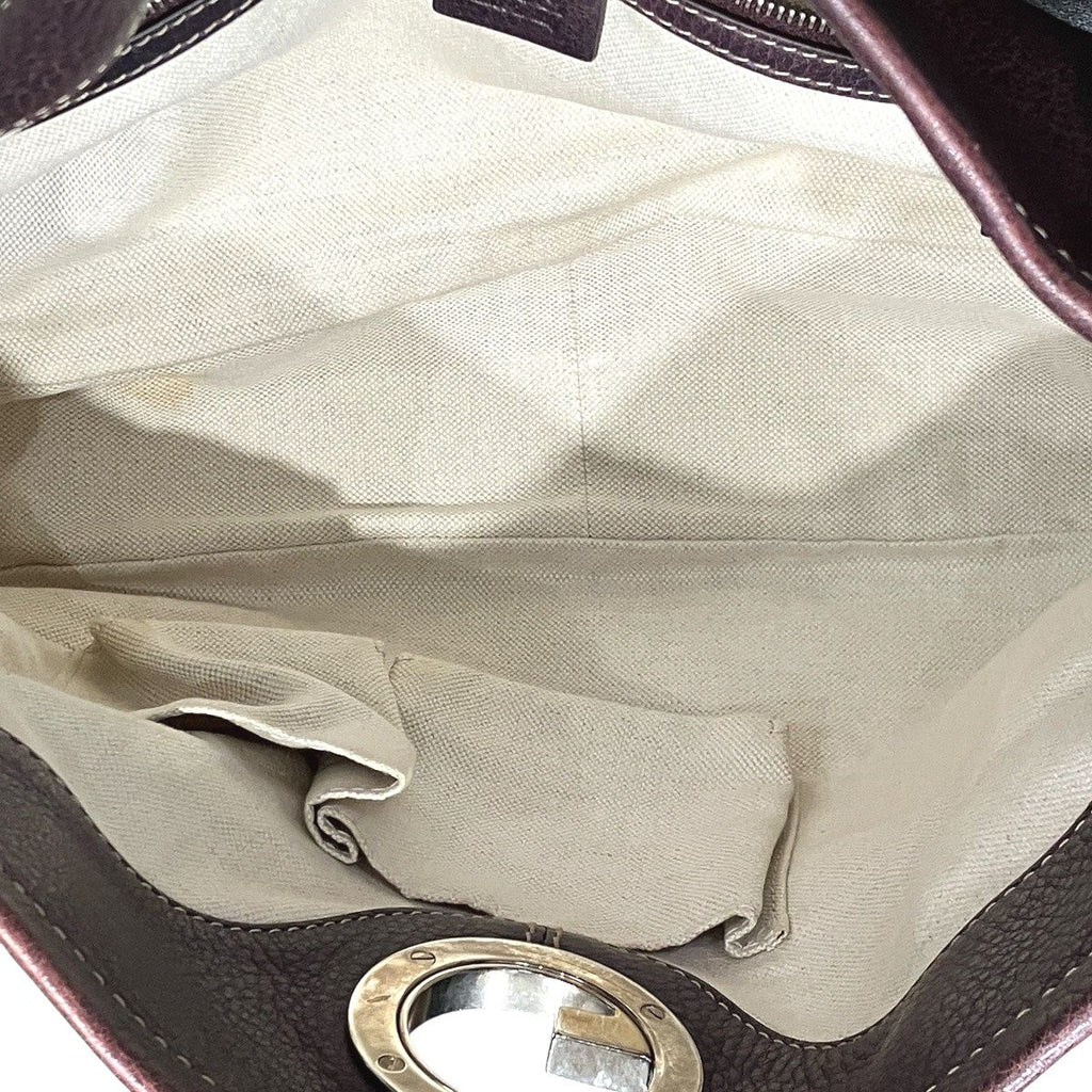 Gucci G Shoulder Bag Leather — view 5
