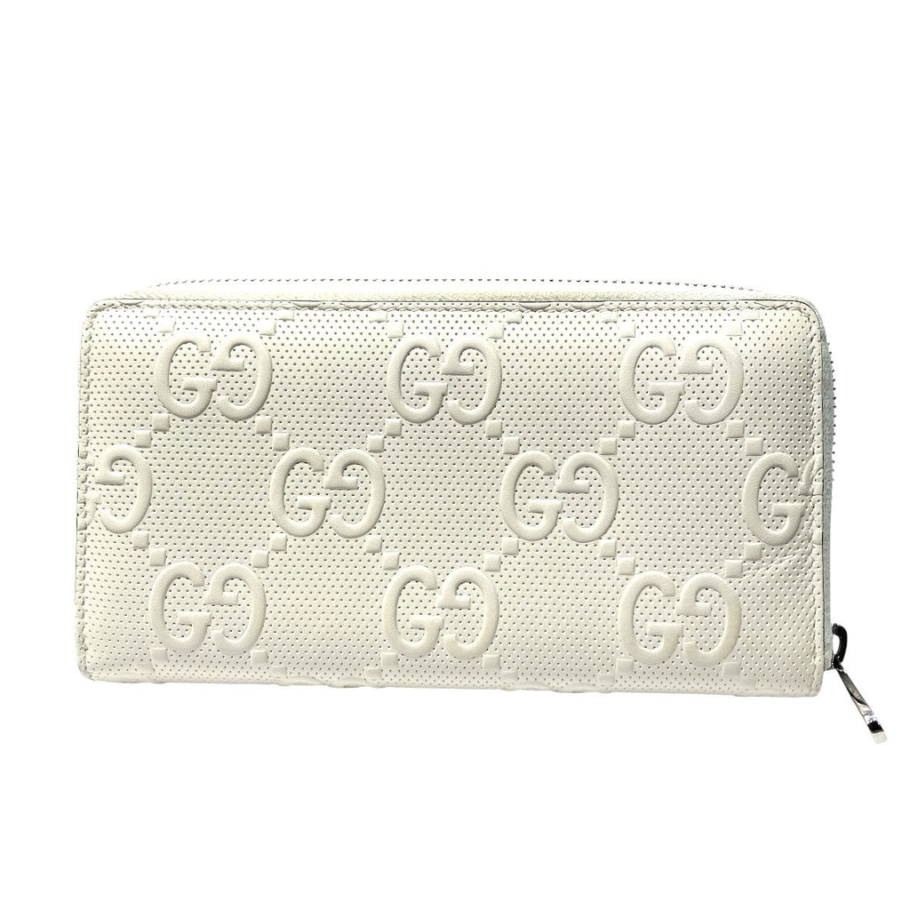 Gucci Zip Around GG Embossed Wallet Leather — view 2